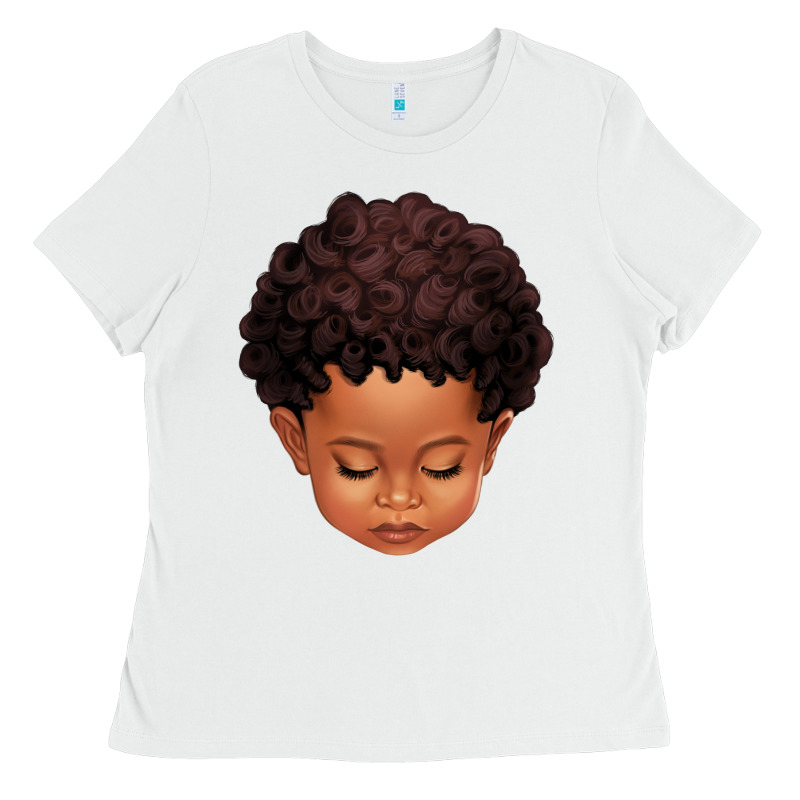 Cute Afro Boy Ladies Tee by texasbilliewilder | Teevron