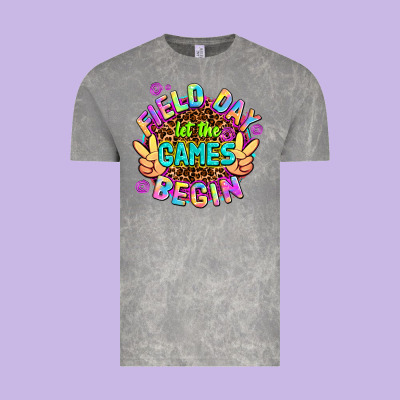 Field Day Let The Games Begin Vintage Tee Designed By Adodesignshop