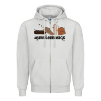 Dove Grey winter basics stanley Zipper Hoodie - MaliasSmallBusiness