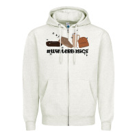 Oatmeal Heather winter basics stanley Zipper Hoodie - MaliasSmallBusiness