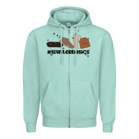 Seafoam winter basics stanley Zipper Hoodie - MaliasSmallBusiness