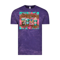Cloud Purple nurse fuel coffee cups Vintage Tee - Jasminsmagicworld