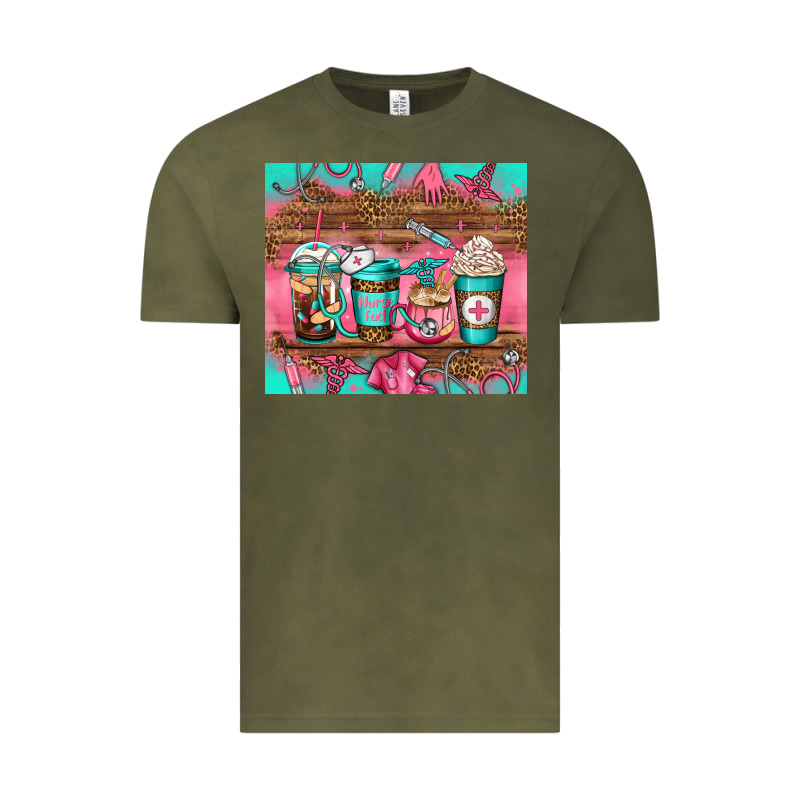 Nurse Fuel Coffee Cups Vintage Tee by Jasminsmagicworld | Teevron