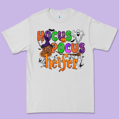Hocus Pocus Heifer Premium Tee Designed By Zillion Design Studio