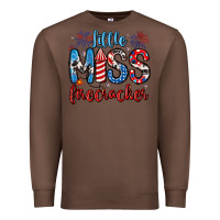 Chestnut little miss firecracker 4th of july Premium Sweatshirt - Artiststas