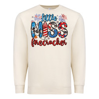 Sandshell little miss firecracker 4th of july Premium Sweatshirt - Artiststas