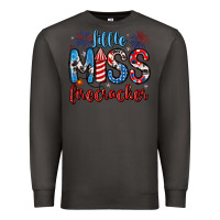 Smoke little miss firecracker 4th of july Premium Sweatshirt - Artiststas