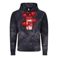 Cloud Black valentines day coffee Vintage Hoodie - JahusDesignShop