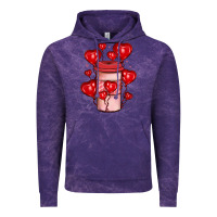 Cloud Purple valentines day coffee Vintage Hoodie - JahusDesignShop