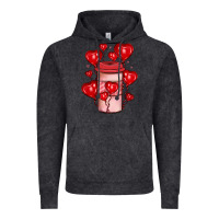 Vintage Black valentines day coffee Vintage Hoodie - JahusDesignShop