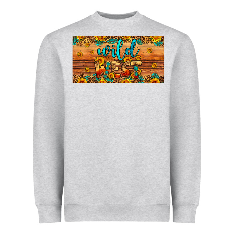 Wild West License Plate Heavyweight Sweatshirt by Artiststas | Teevron