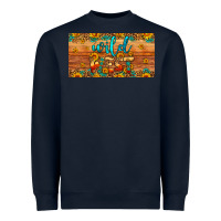 Navy wild west license plate Heavyweight Sweatshirt - Artiststas