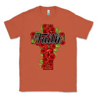 Copper faith floral cross Classic Tee - NancyCooperArtShop
