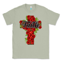 Faith Floral Cross Classic Tee | Teevron