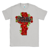 Moon Dust faith floral cross Classic Tee - NancyCooperArtShop