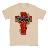 Mushroom faith floral cross Classic Tee - NancyCooperArtShop
