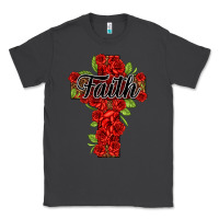 Smoke faith floral cross Classic Tee - NancyCooperArtShop