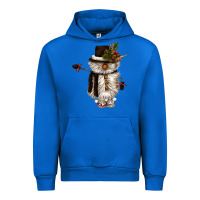 Cobalt snowman gnome Urban Hoodie - CowGirlArtShop