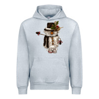 Heather Grey snowman gnome Urban Hoodie - CowGirlArtShop