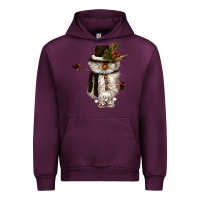 Mauve Wine snowman gnome Urban Hoodie - CowGirlArtShop