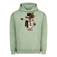 Pigment Oil Green snowman gnome Urban Hoodie - CowGirlArtShop