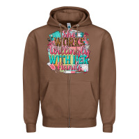 Chestnut she works willingly with her hands Zipper Hoodie - NancyCooperArtShop