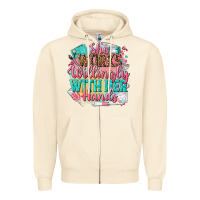Sandshell she works willingly with her hands Zipper Hoodie - NancyCooperArtShop