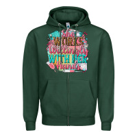 Sports Green she works willingly with her hands Zipper Hoodie - NancyCooperArtShop