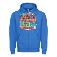 True Royal she works willingly with her hands Zipper Hoodie - NancyCooperArtShop