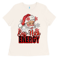 Bone big nick energy santa claus Ladies Tee - RanaPortraitStore