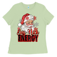 Matcha big nick energy santa claus Ladies Tee - RanaPortraitStore