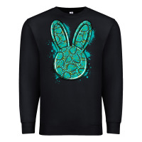 Black gemstone rabbit Premium Sweatshirt - Artiststas