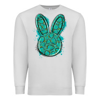 Dove Grey gemstone rabbit Premium Sweatshirt - Artiststas