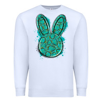 White gemstone rabbit Premium Sweatshirt - Artiststas