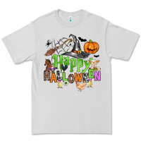 Dove Grey happy halloween farm animals Premium Tee - Zillion Design Studio