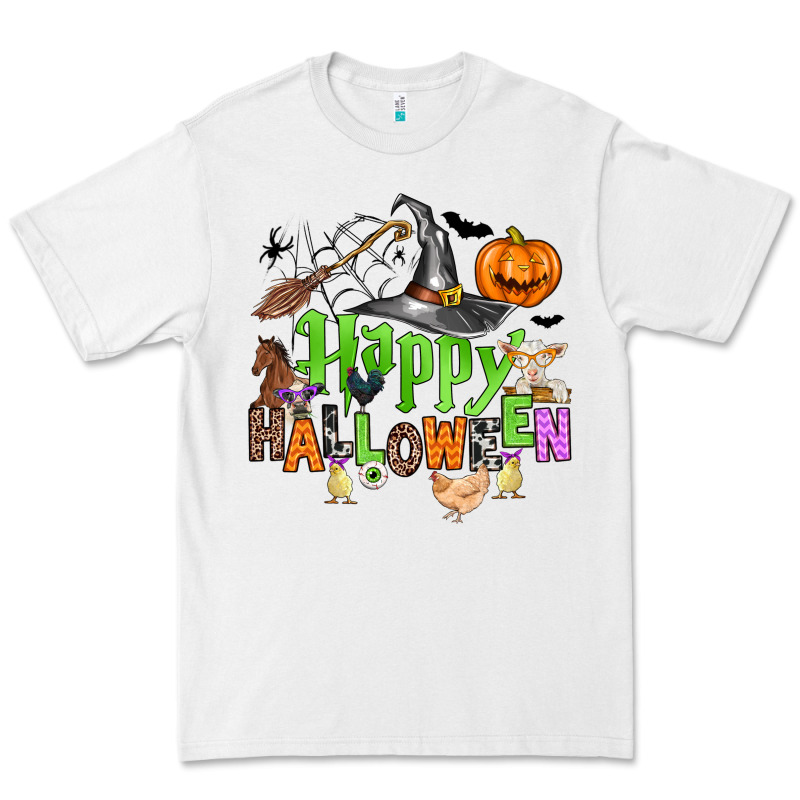 Happy Halloween Farm Animals Premium Tee by Zillion Design Studio | Teevron