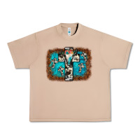 Burro bull skull cross backgraund Urban Heavy Tee - JahusDesignShop