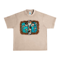 French Oak bull skull cross backgraund Urban Heavy Tee - JahusDesignShop