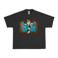 Pigment Black bull skull cross backgraund Urban Heavy Tee - JahusDesignShop
