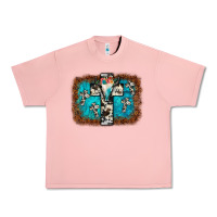 Salmon bull skull cross backgraund Urban Heavy Tee - JahusDesignShop