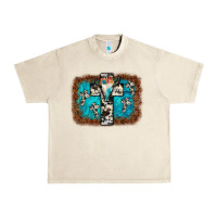 Sandshell bull skull cross backgraund Urban Heavy Tee - JahusDesignShop