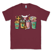 Burgundy faith coffee cups Classic Tee - NancyCooperArtShop