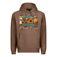 Chestnut moody before coffee Premium Hoodie - JahusDesignShop