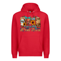 Red moody before coffee Premium Hoodie - JahusDesignShop