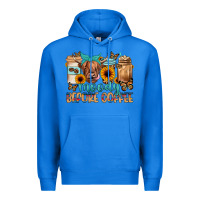 True Royal moody before coffee Premium Hoodie - JahusDesignShop