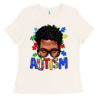 Bone autism afro man Ladies Tee - texasbilliewilder