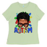 Matcha autism afro man Ladies Tee - texasbilliewilder