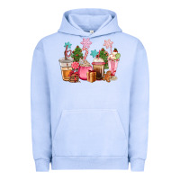 Pigment Grape Ice pink christmas coffe cups Urban Hoodie - CowGirlArtShop