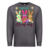 Charcoal Heather chillin' with my peeps Premium Sweatshirt - Artiststas