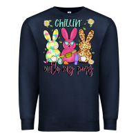 Navy chillin' with my peeps Premium Sweatshirt - Artiststas